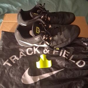 Nike Rival men's sz 11 track and field spikes w field bag and Spike key